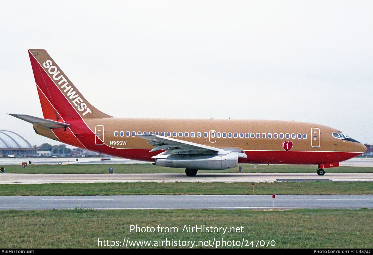 Aircraft Photo of N95SW | Boeing 737-2H4/Adv | Southwest Airlines | AirHistory.net #247070