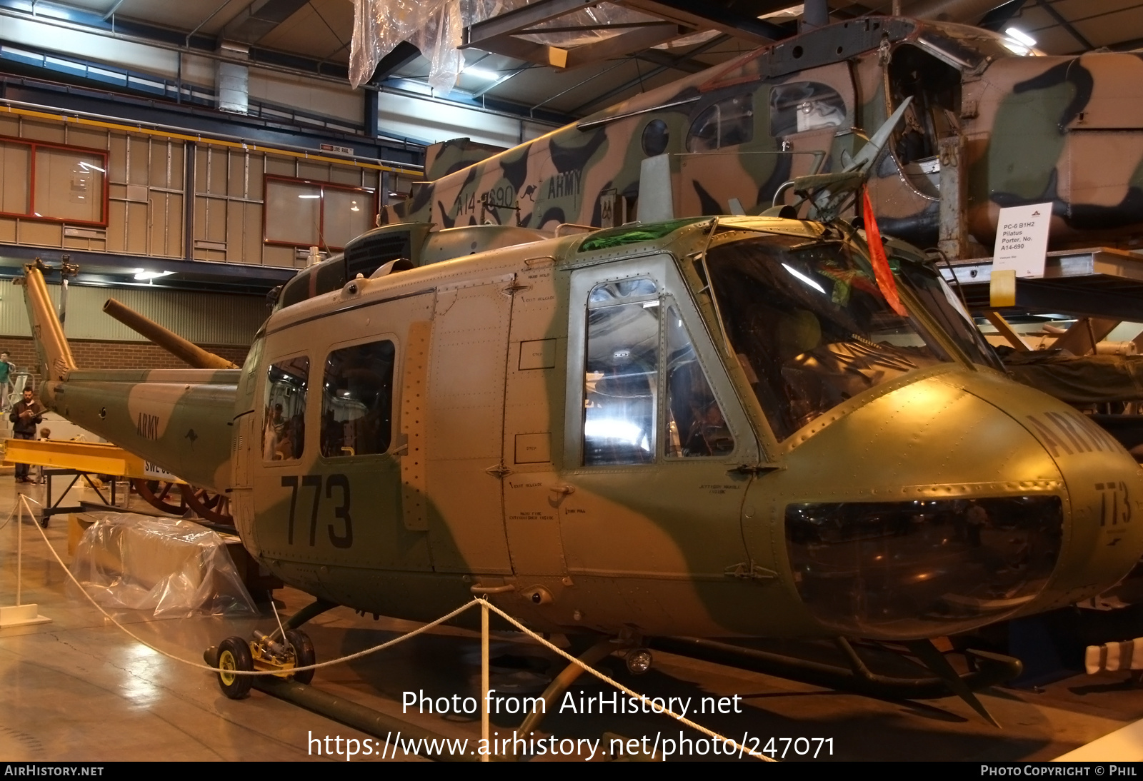 Aircraft Photo of A2-773 | Bell UH-1H Iroquois | Australia - Army | AirHistory.net #247071