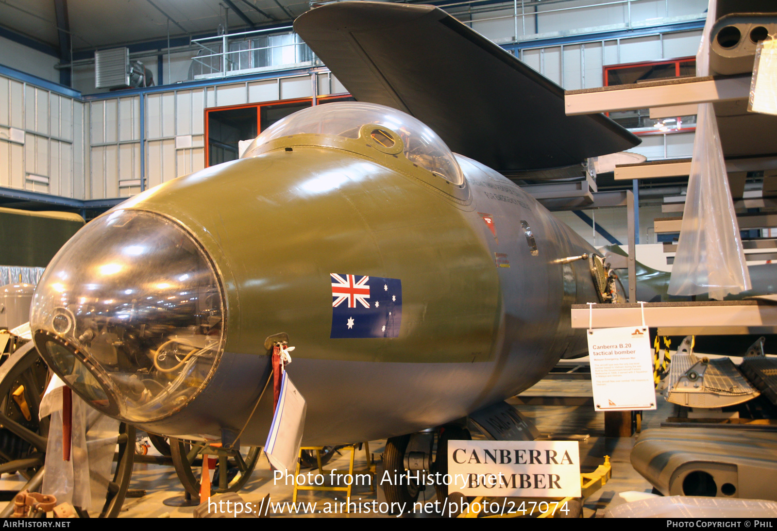 Aircraft Photo of A84-247 | English Electric Canberra B.20 | Australia - Air Force | AirHistory.net #247074