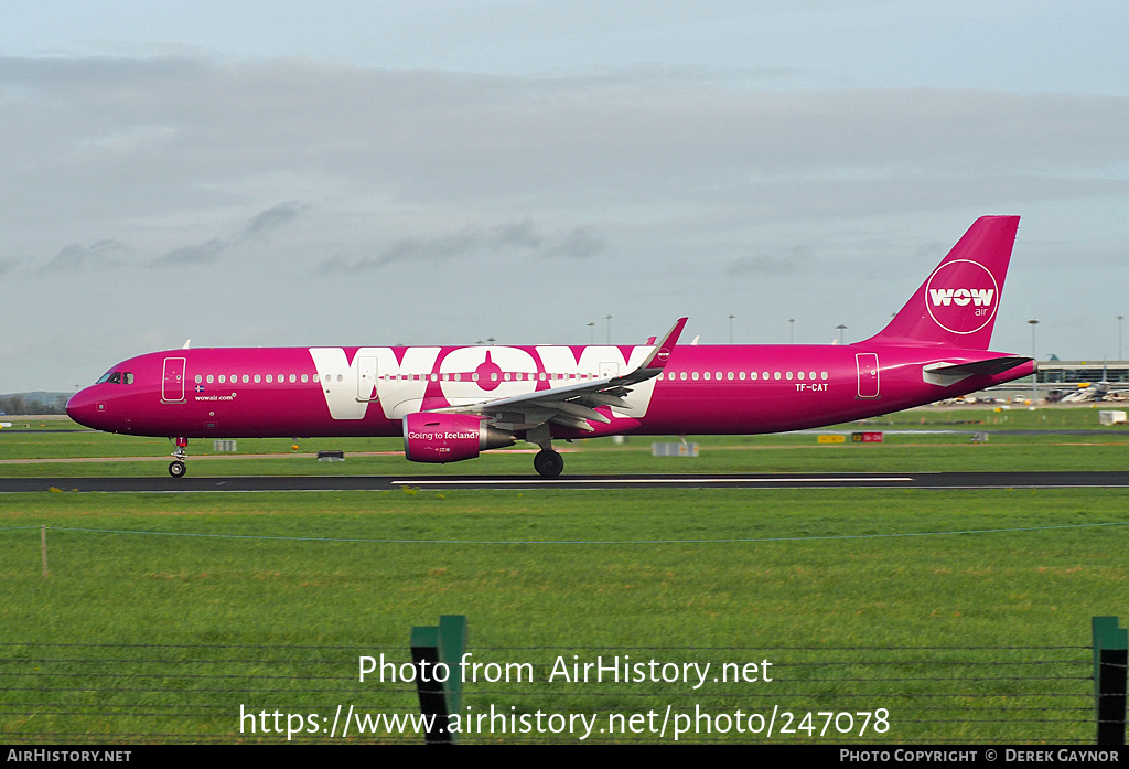 Aircraft Photo of TF-CAT | Airbus A321-211 | WOW Air | AirHistory.net #247078