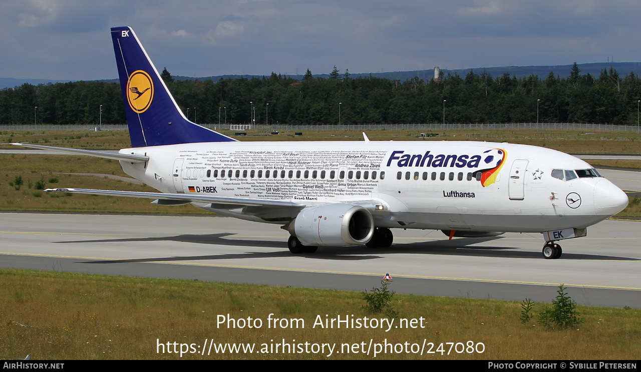 Aircraft Photo of D-ABEK | Boeing 737-330 | Lufthansa | AirHistory.net #247080