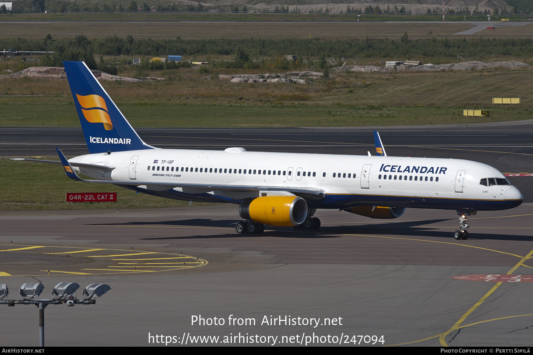 Aircraft Photo of TF-ISF | Boeing 757-223 | Icelandair | AirHistory.net #247094