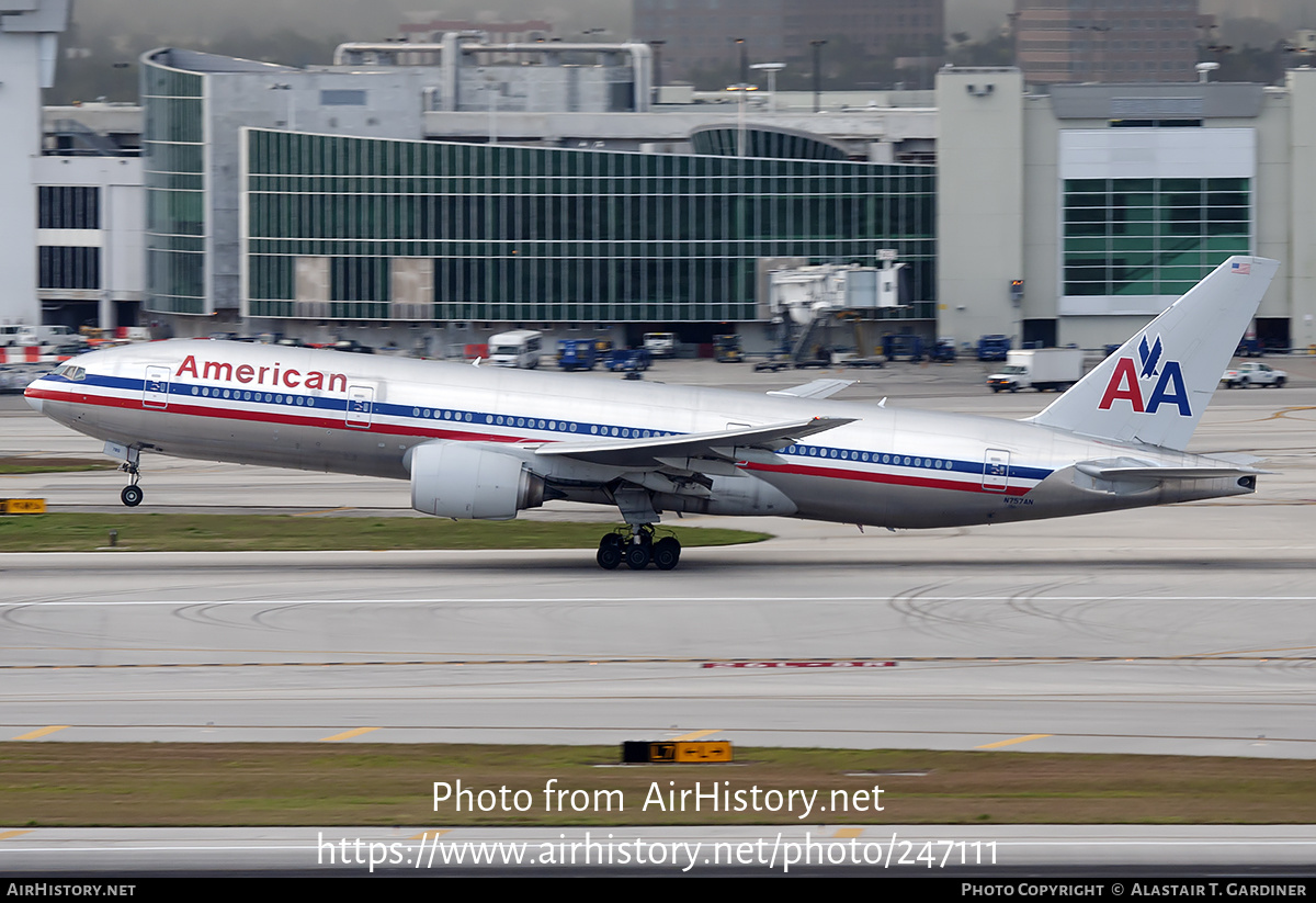 Aircraft Photo of N757AN | Boeing 777-223/ER | American Airlines | AirHistory.net #247111