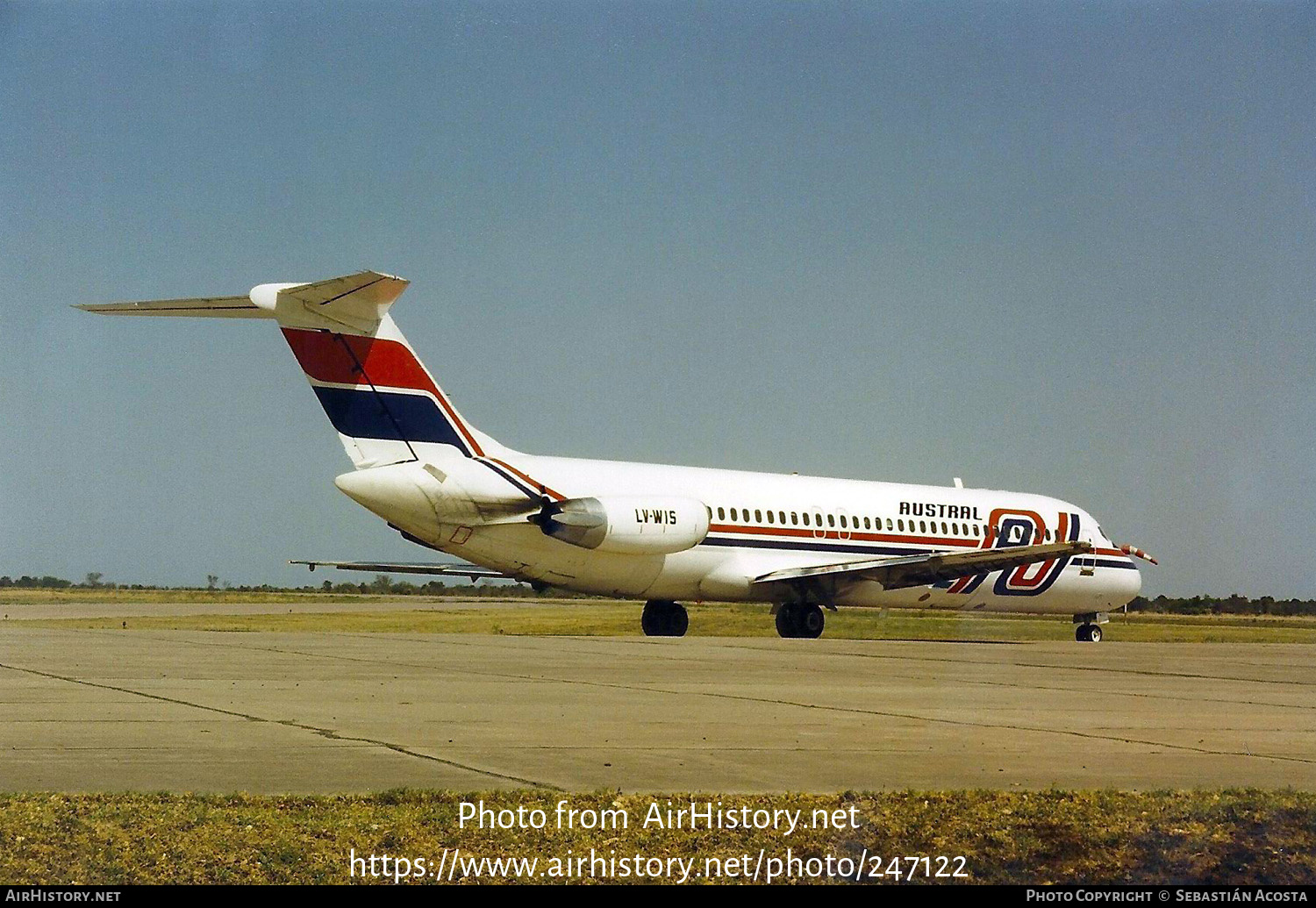 Aircraft Photo of LV-WIS | McDonnell Douglas DC-9-32 | Austral Líneas Aéreas | AirHistory.net #247122