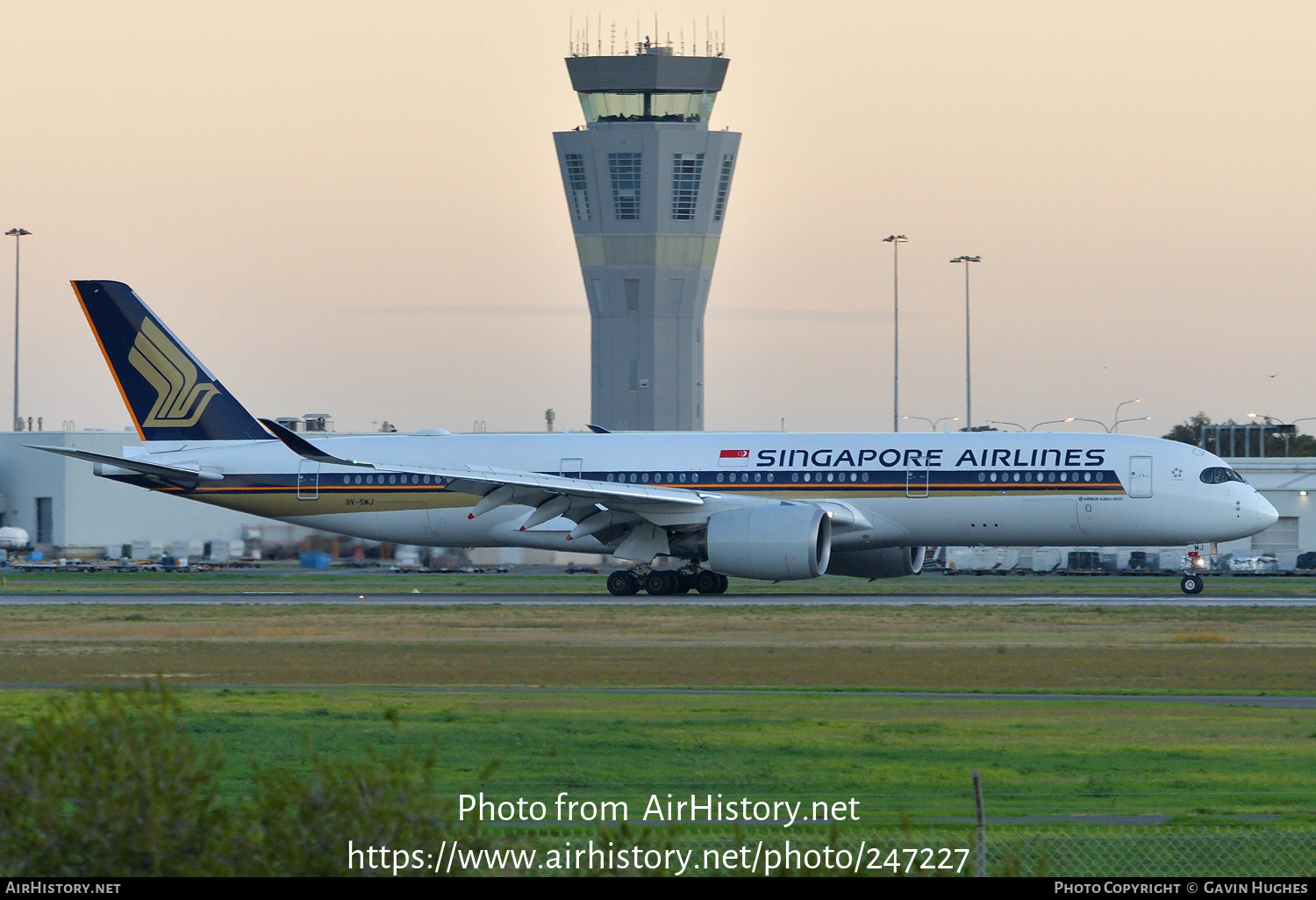 Aircraft Photo of 9V-SMJ | Airbus A350-941 | Singapore Airlines | AirHistory.net #247227