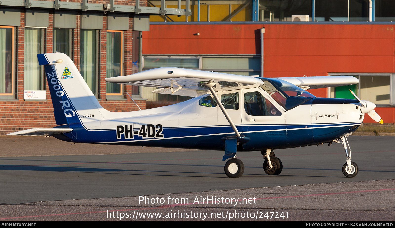 Aircraft Photo of PH-4D2 | Tecnam P-92-2000RG | AirHistory.net #247241