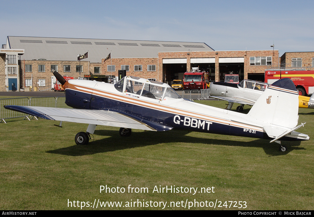 Aircraft Photo of G-BBMT | De Havilland DHC-1 Chipmunk Mk22 | AirHistory.net #247253