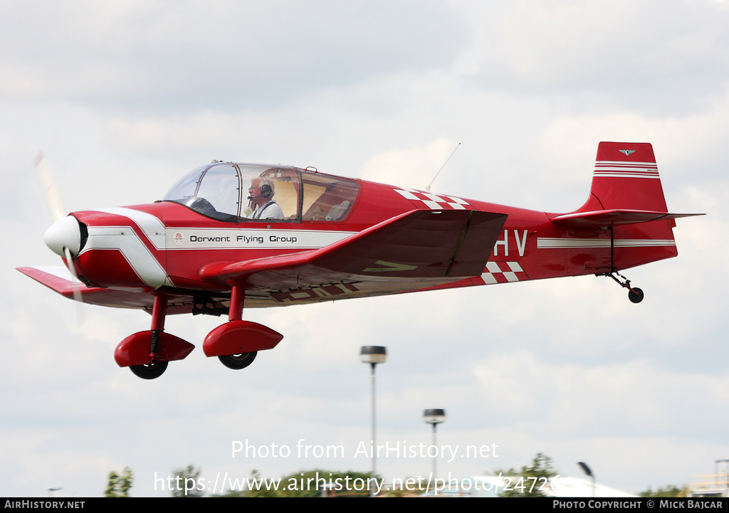 Aircraft Photo of G-AXHV | SAN Jodel D-117A | Derwent Flying Group | AirHistory.net #247260