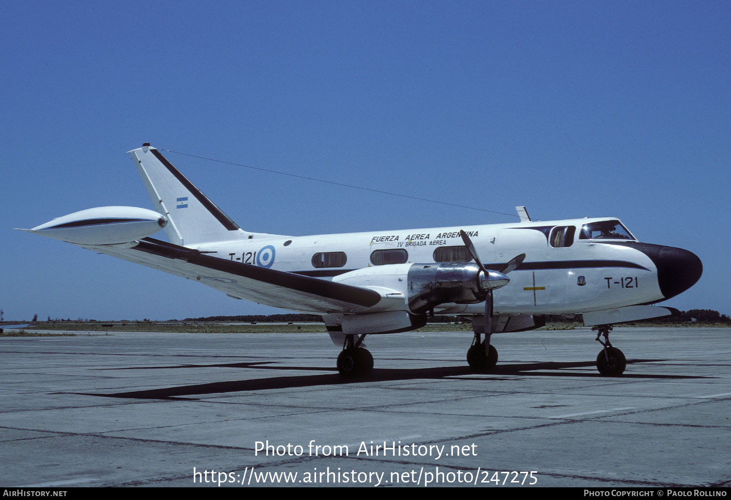 Aircraft Photo of T-121 | FMA IA-50B Guarani II | Argentina - Air Force | AirHistory.net #247275