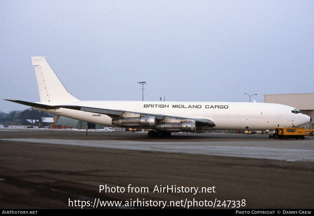 Aircraft Photo of N448M | Boeing 707-321C | British Midland Airways - BMA Cargo | AirHistory.net #247338