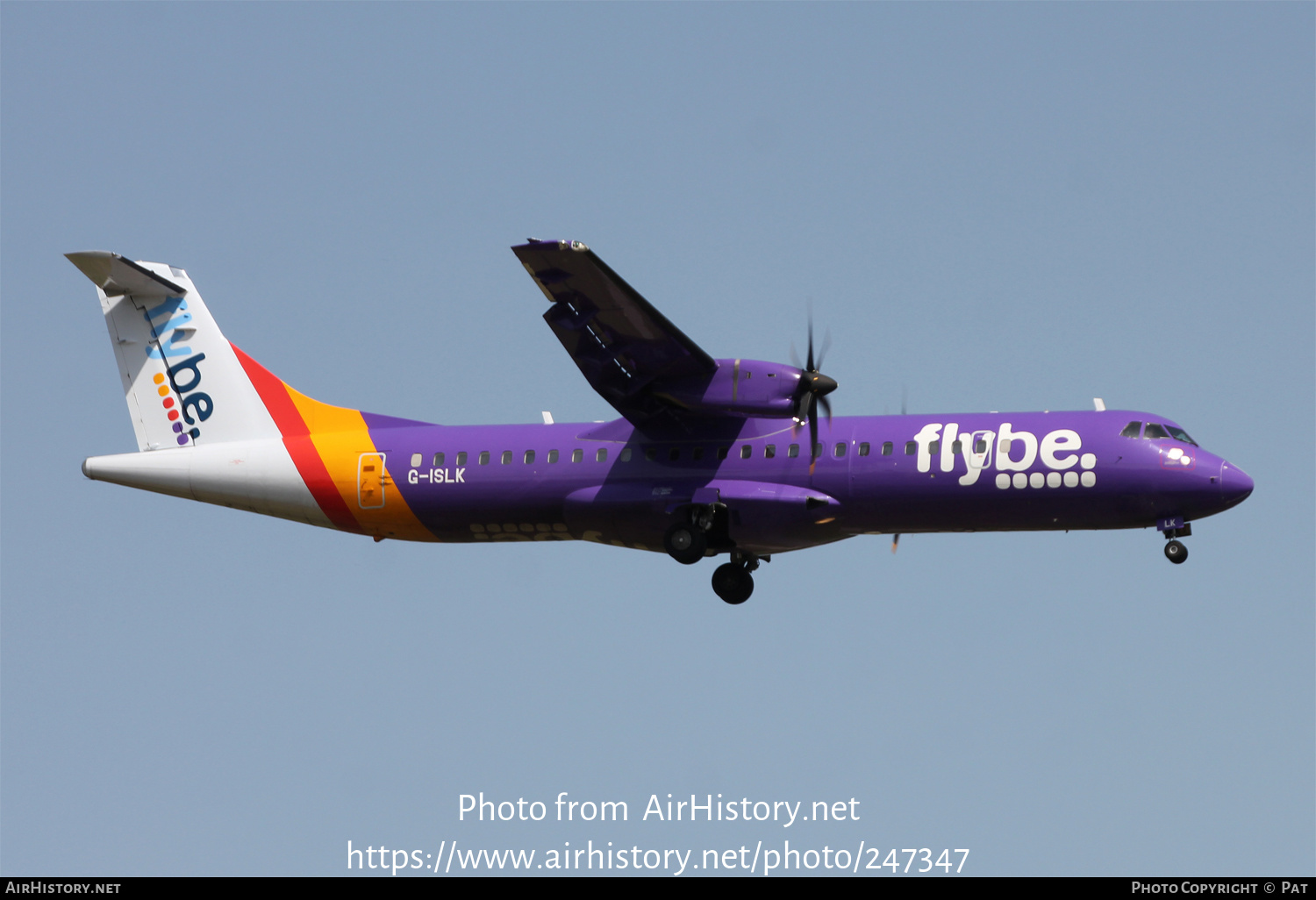 Aircraft Photo of G-ISLK | ATR ATR-72-500 (ATR-72-212A) | Flybe | AirHistory.net #247347