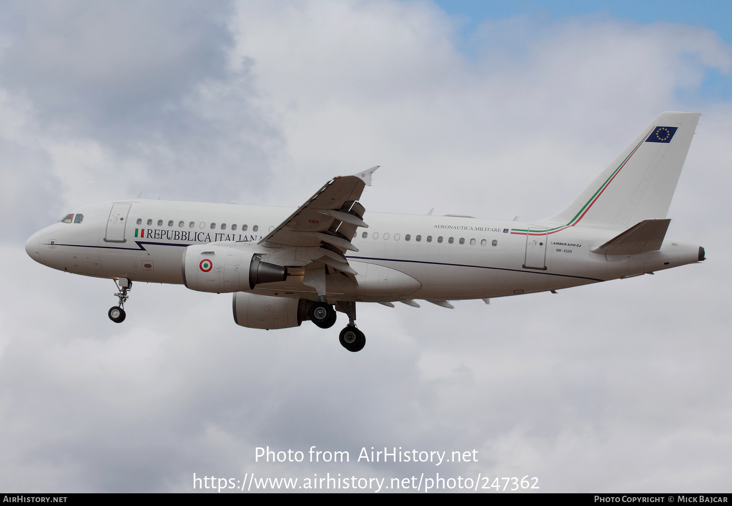 Aircraft Photo of MM62209 | Airbus ACJ319 (A319-115/CJ) | Italy - Air Force | AirHistory.net #247362