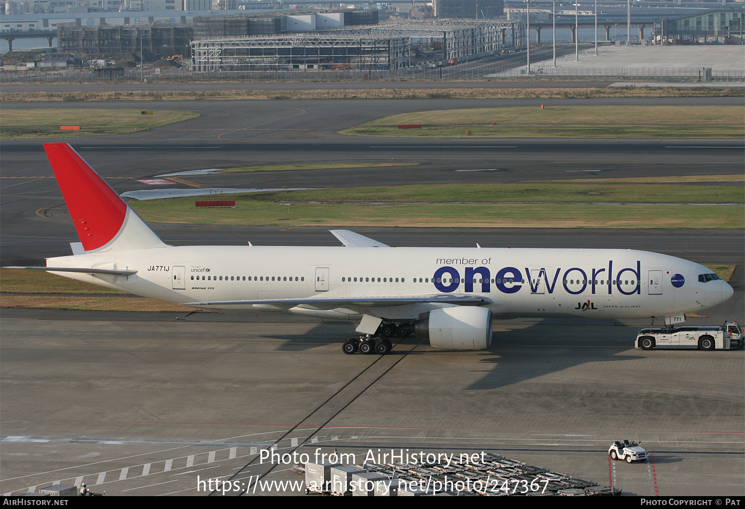 Aircraft Photo of JA771J | Boeing 777-246 | Japan Airlines - JAL | AirHistory.net #247367