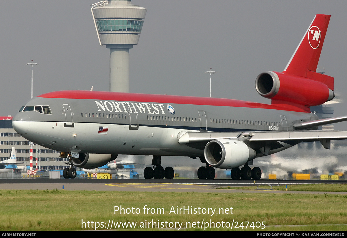 Aircraft Photo of N243NW | McDonnell Douglas DC-10-30(ER) | Northwest Airlines | AirHistory.net #247405