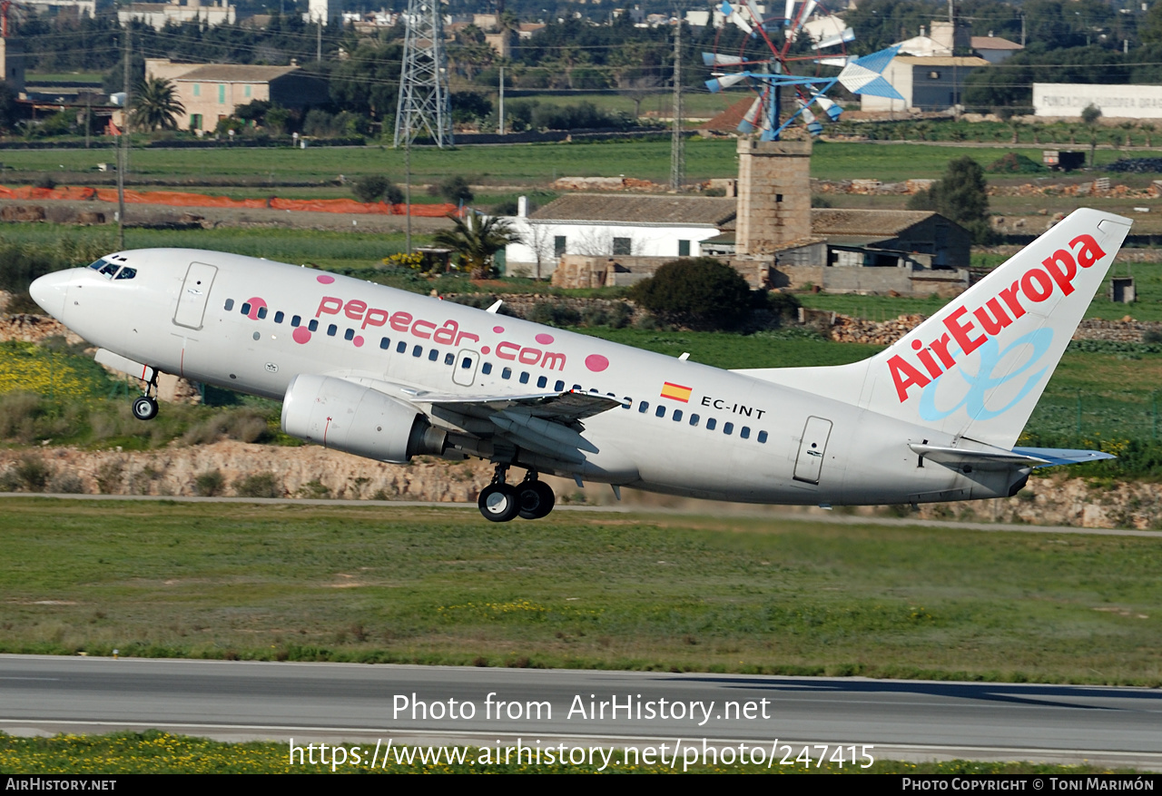 Aircraft Photo of EC-INT | Boeing 737-683 | Air Europa | AirHistory.net #247415