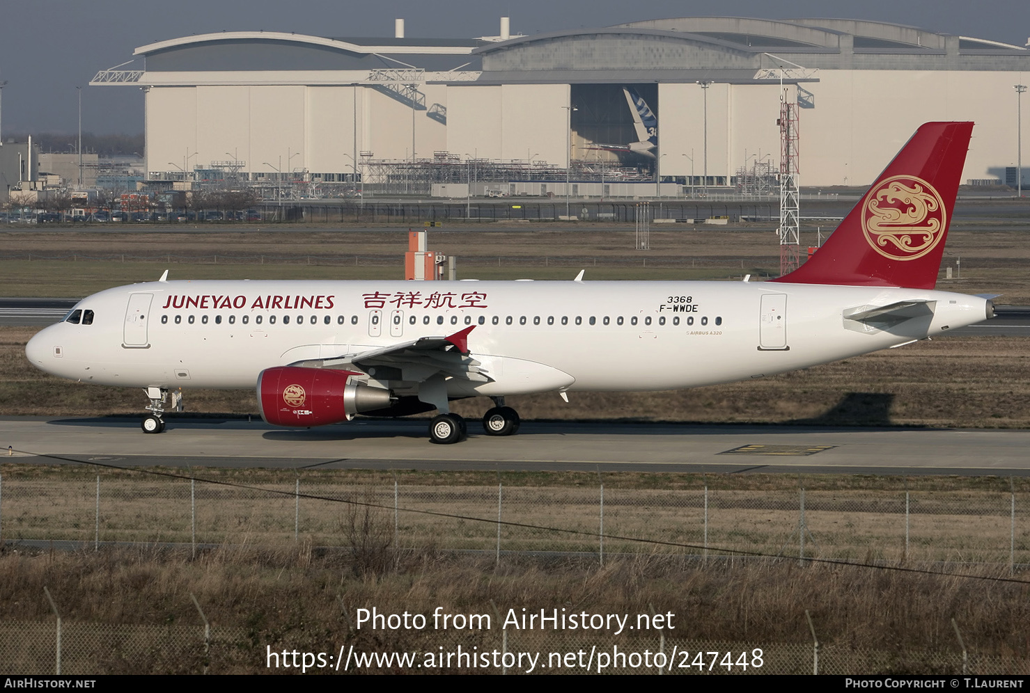 Aircraft Photo of F-WWDE | Airbus A320-214 | Juneyao Airlines | AirHistory.net #247448