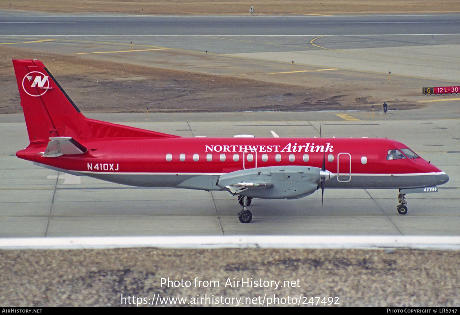 Aircraft Photo of N410XJ | Saab 340B/Plus | Northwest Airlink | AirHistory.net #247492