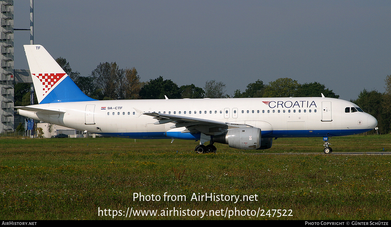 Aircraft Photo of 9A-CTF | Airbus A320-212 | Croatia Airlines | AirHistory.net #247522