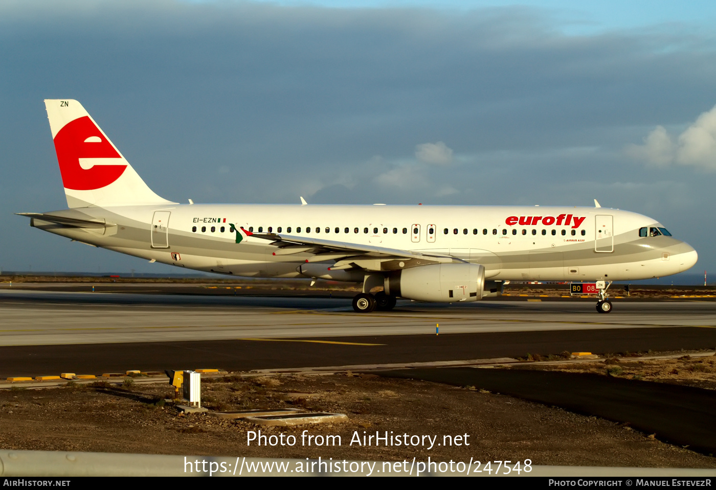 Aircraft Photo of EI-EZN | Airbus A320-232 | Eurofly | AirHistory.net #247548