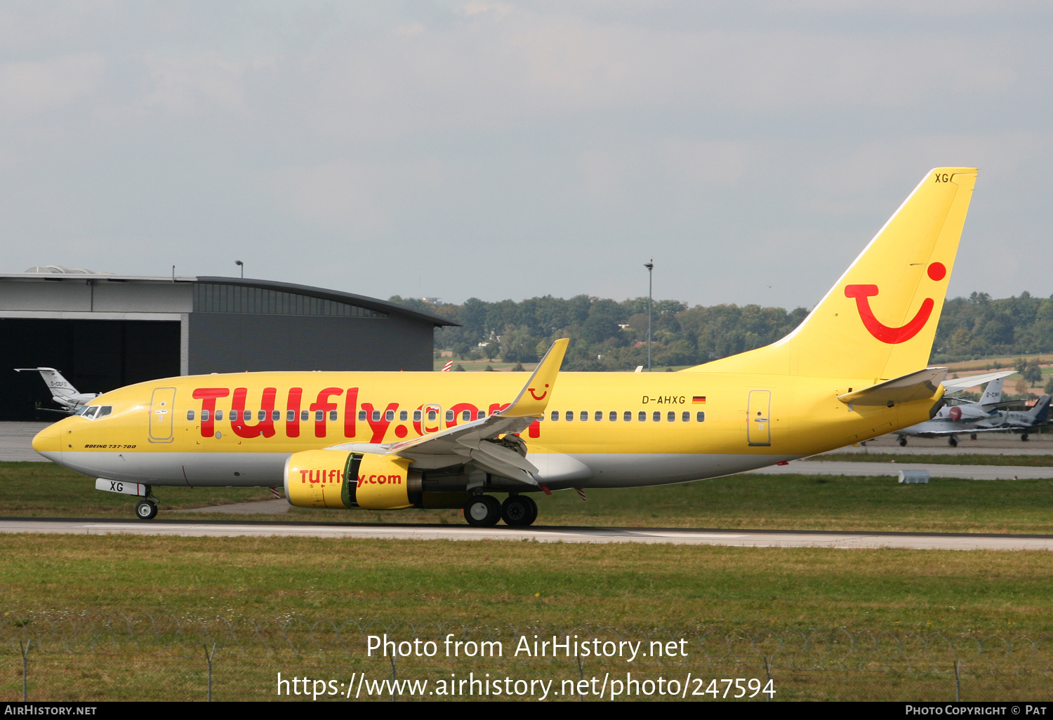 Aircraft Photo of D-AHXG | Boeing 737-7K5 | TUIfly | AirHistory.net #247594