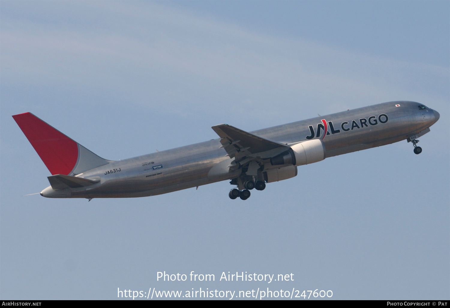 Aircraft Photo of JA631J | Boeing 767-346F/ER | Japan Air Lines - JAL Cargo | AirHistory.net #247600