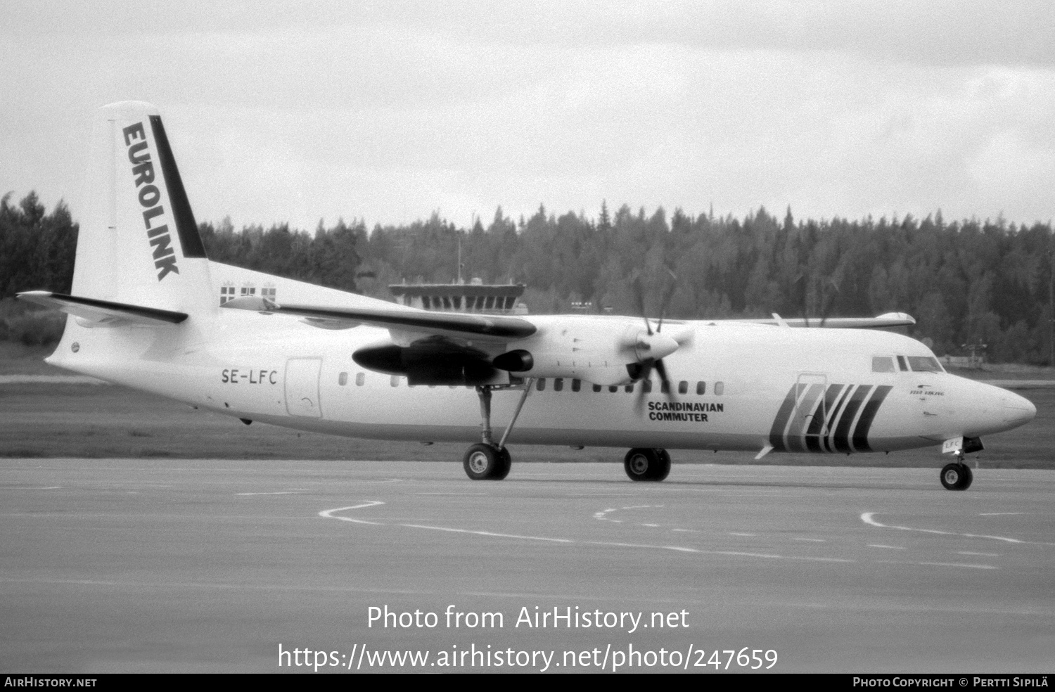 Aircraft Photo of SE-LFC | Fokker 50 | Scandinavian Commuter - Eurolink | AirHistory.net #247659