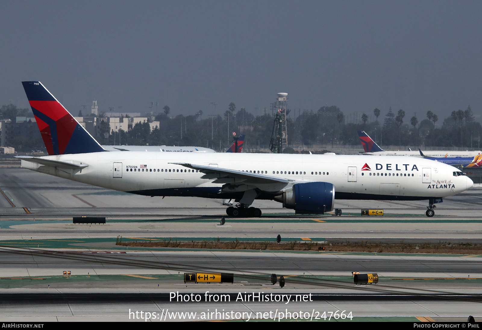 Aircraft Photo of N702DN | Boeing 777-232/LR | Delta Air Lines | AirHistory.net #247664