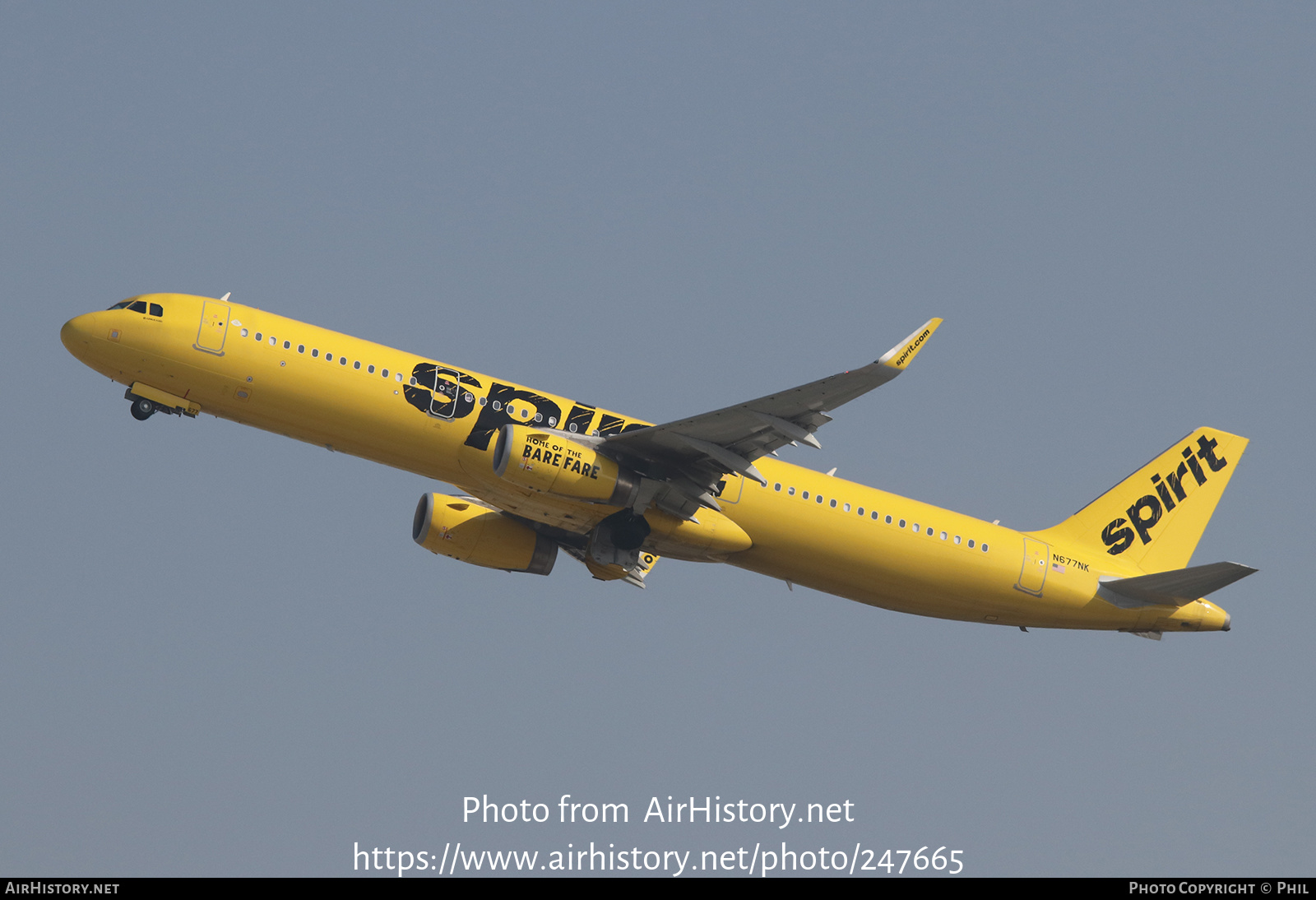 Aircraft Photo of N677NK | Airbus A321-231 | Spirit Airlines | AirHistory.net #247665