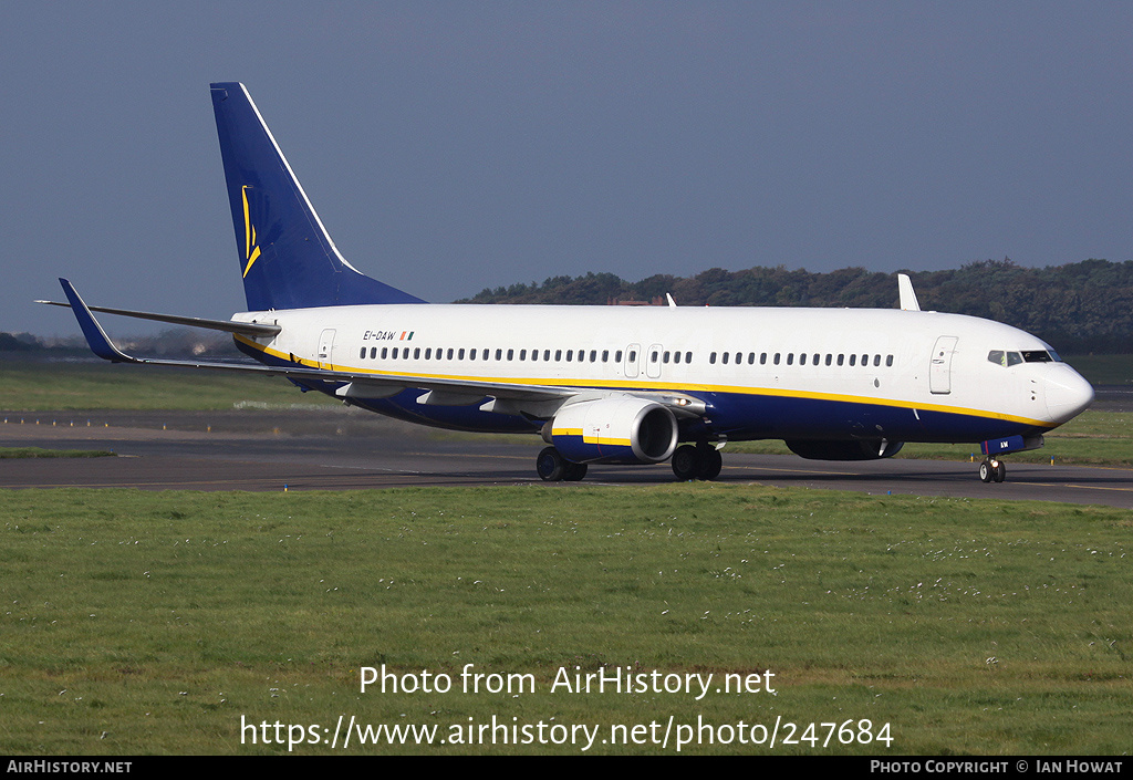 Aircraft Photo of EI-DAW | Boeing 737-8AS | Ryanair | AirHistory.net #247684