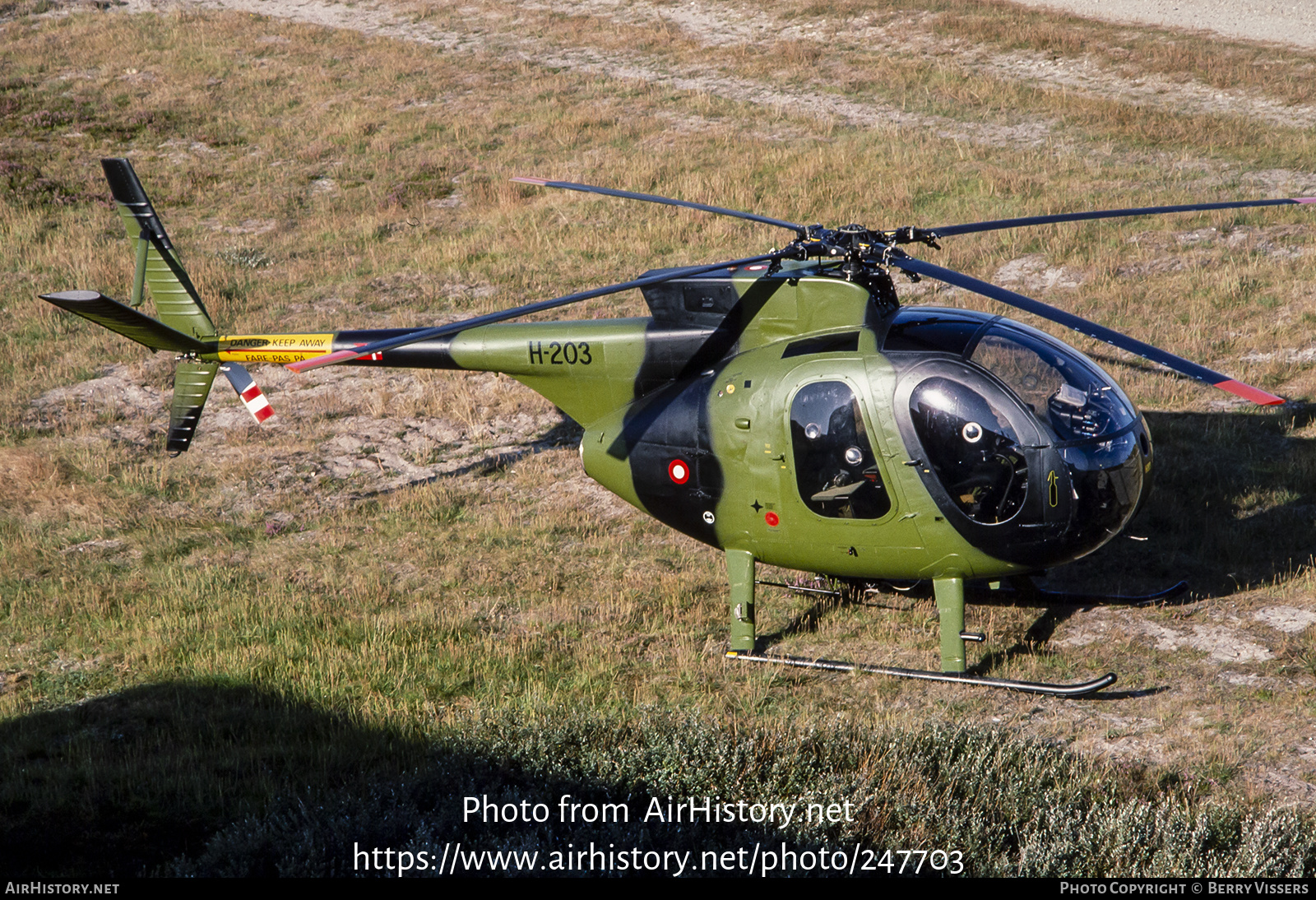 Aircraft Photo of H-203 | Hughes 500M (369HM) | Denmark - Army | AirHistory.net #247703