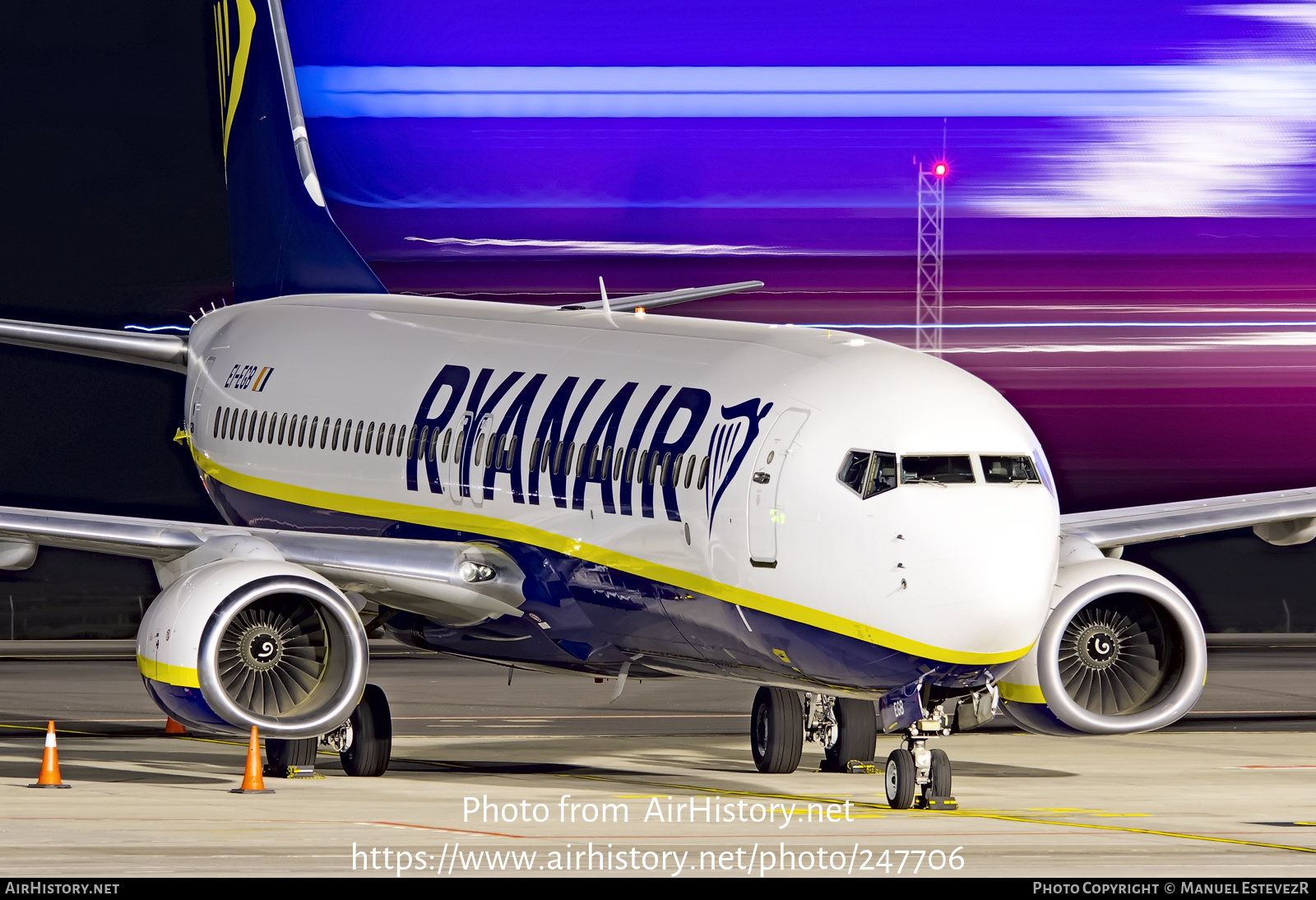 Aircraft Photo of EI-EGB | Boeing 737-8AS | Ryanair | AirHistory.net #247706