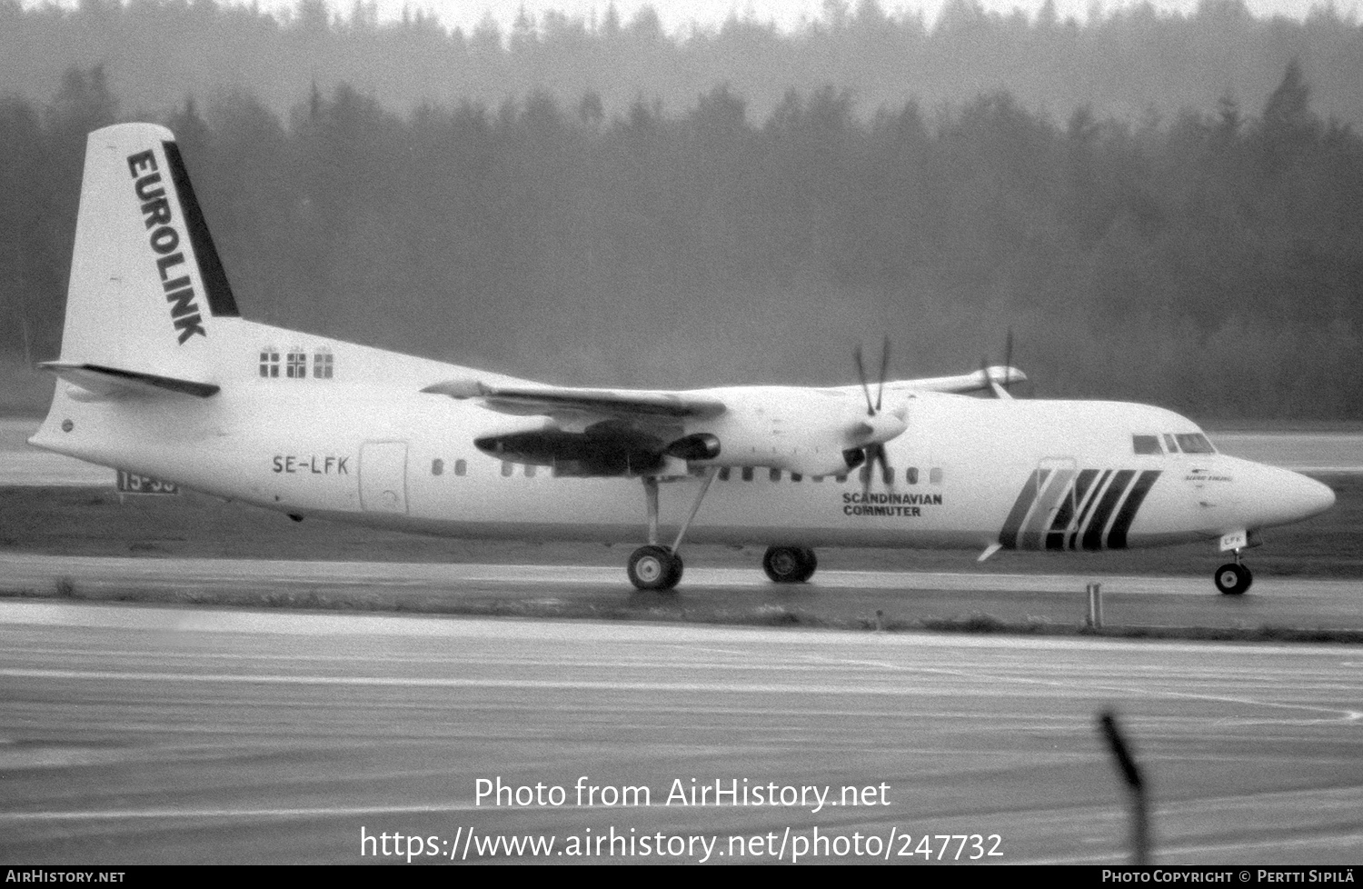 Aircraft Photo of SE-LFK | Fokker 50 | Scandinavian Commuter - Eurolink | AirHistory.net #247732