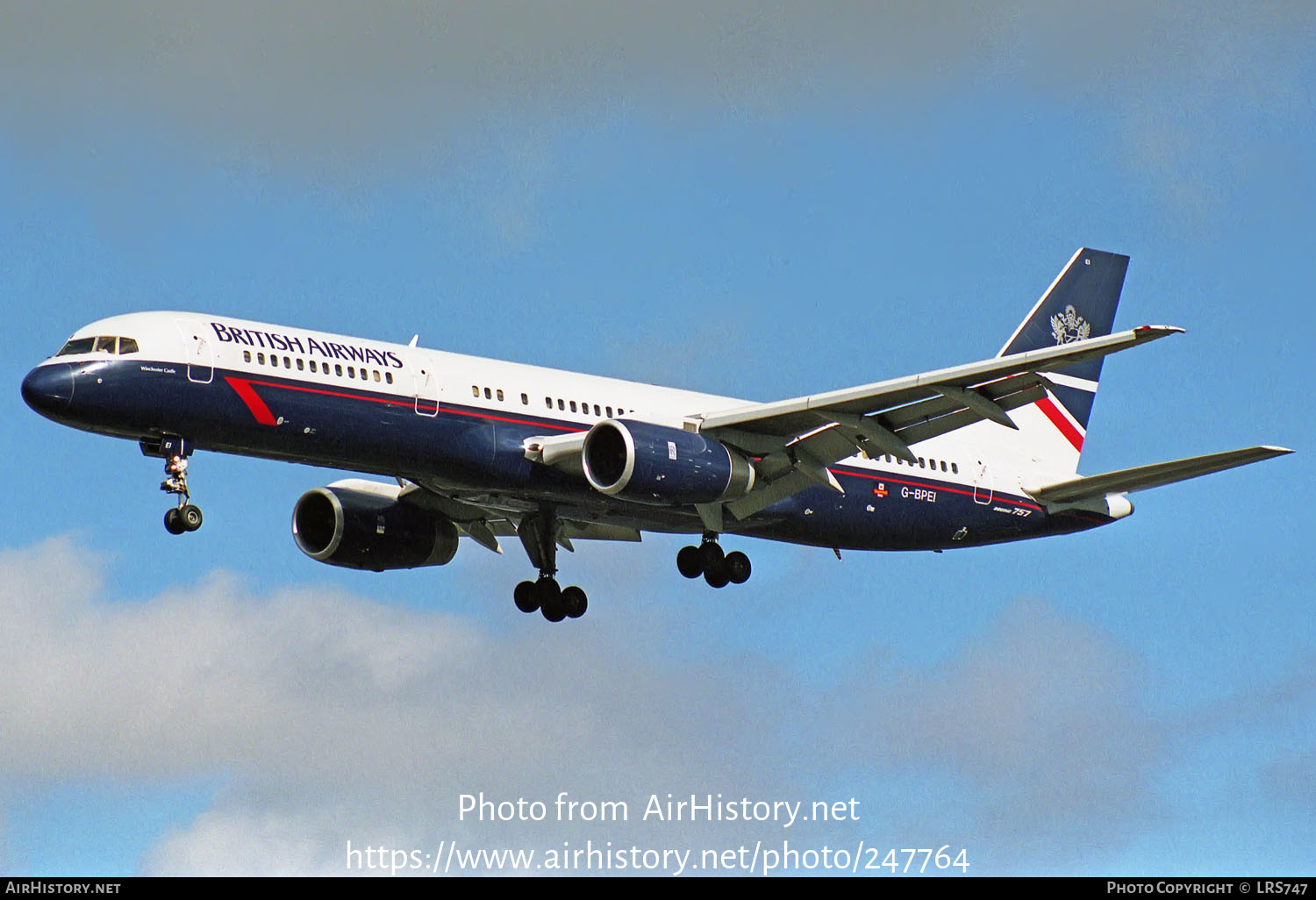 Aircraft Photo of G-BPEI | Boeing 757-236 | British Airways | AirHistory.net #247764