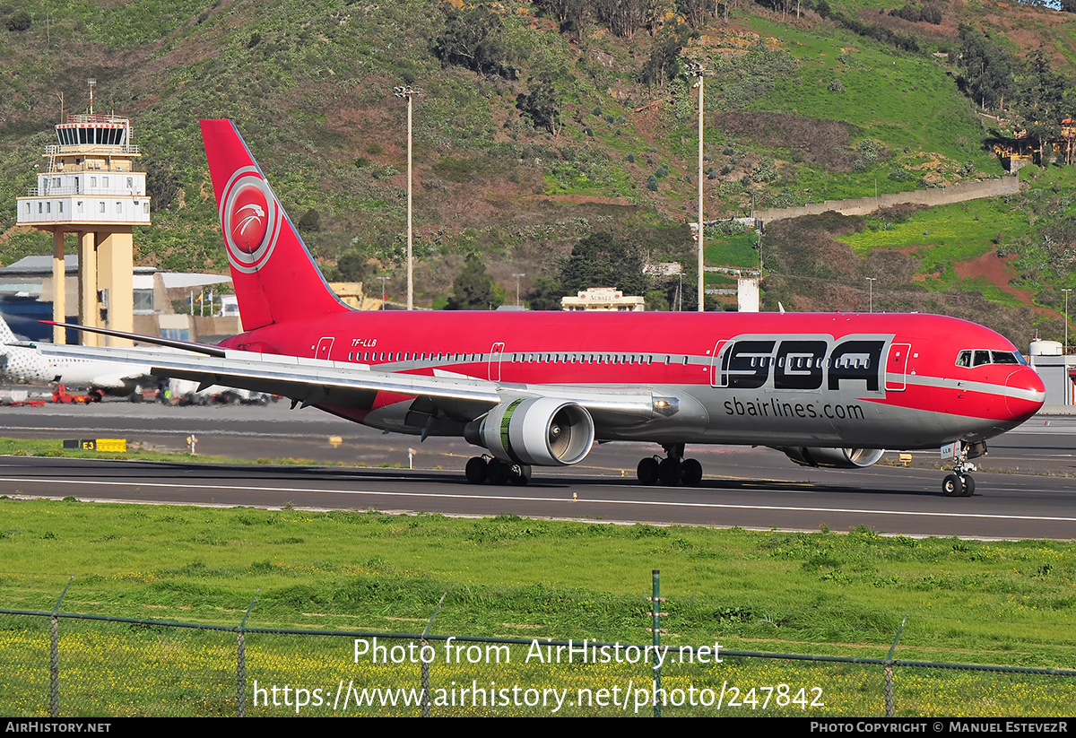 Aircraft Photo of TF-LLB | Boeing 767-3Y0/ER | SBA Airlines | AirHistory.net #247842