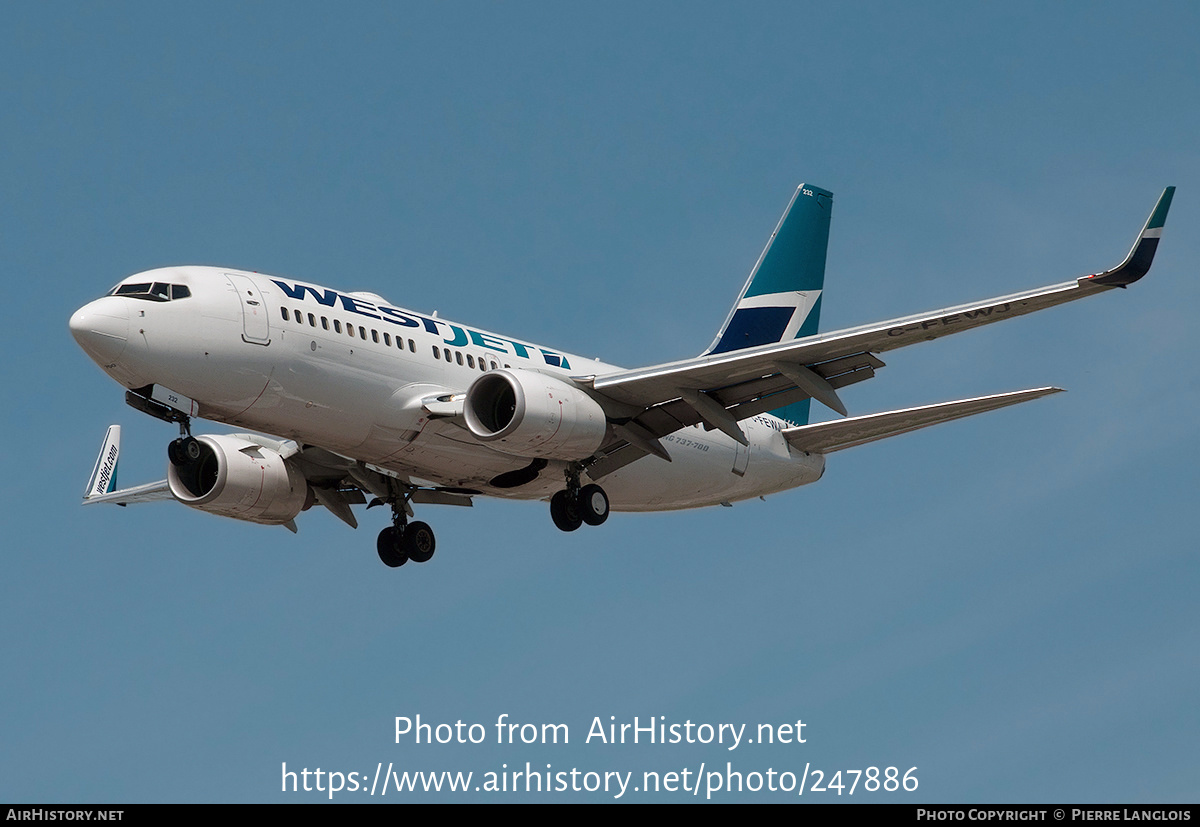 Aircraft Photo of C-FEWJ | Boeing 737-7CT | WestJet | AirHistory.net #247886