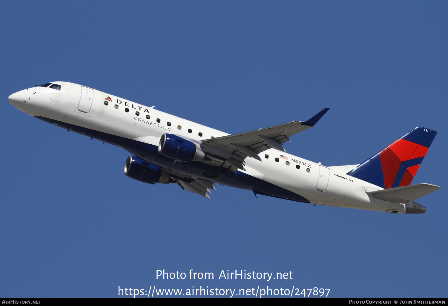 Aircraft Photo of N631CZ | Embraer 175LR (ERJ-170-200LR) | Delta Connection | AirHistory.net #247897