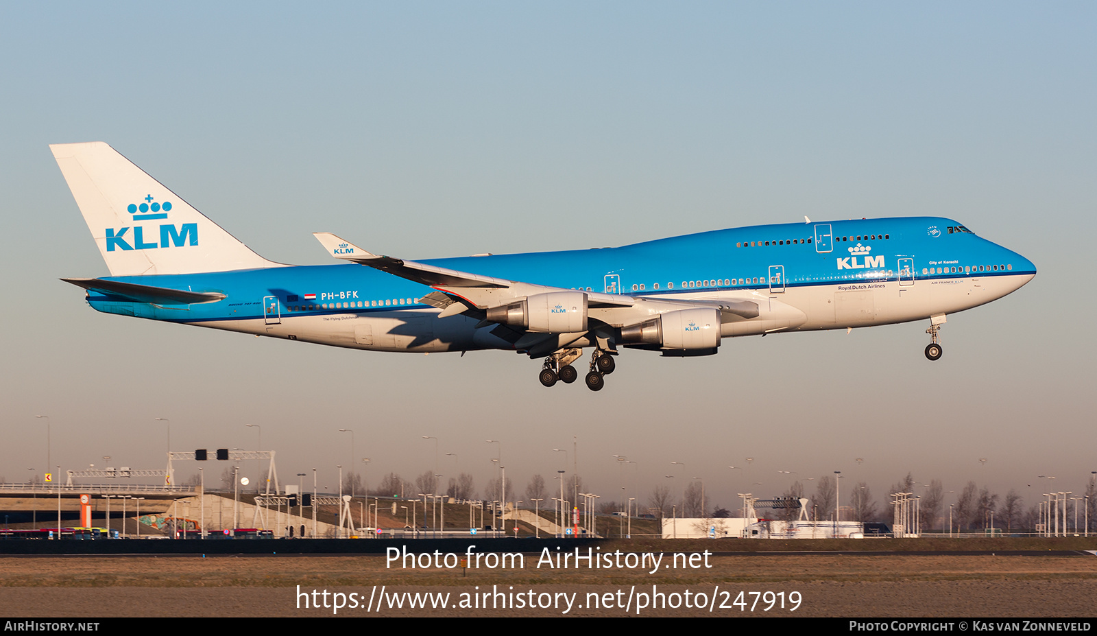 Aircraft Photo of PH-BFK | Boeing 747-406M | KLM - Royal Dutch Airlines | AirHistory.net #247919