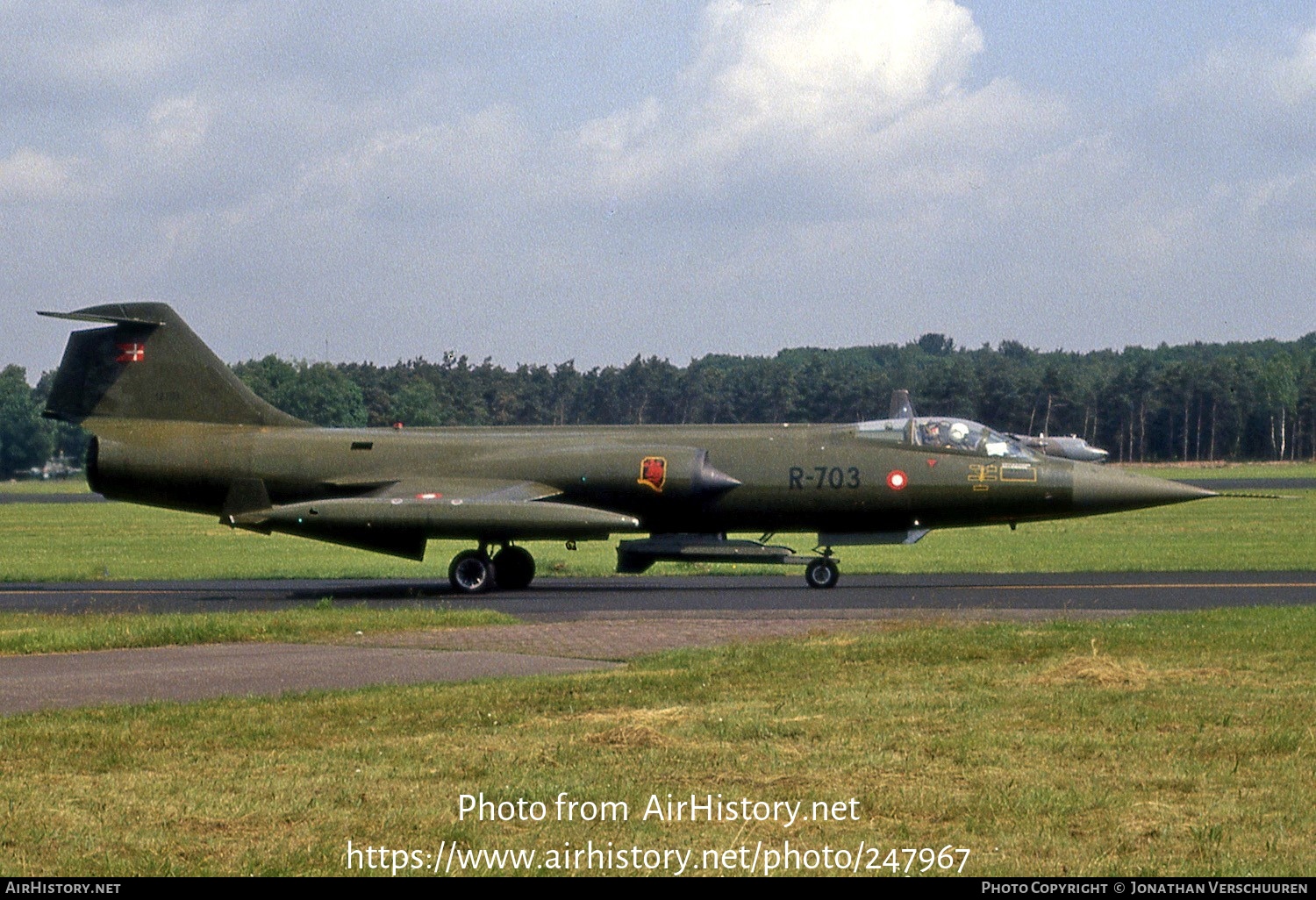 Aircraft Photo of R-703 | Lockheed F-104G Starfighter | Denmark - Air Force | AirHistory.net #247967