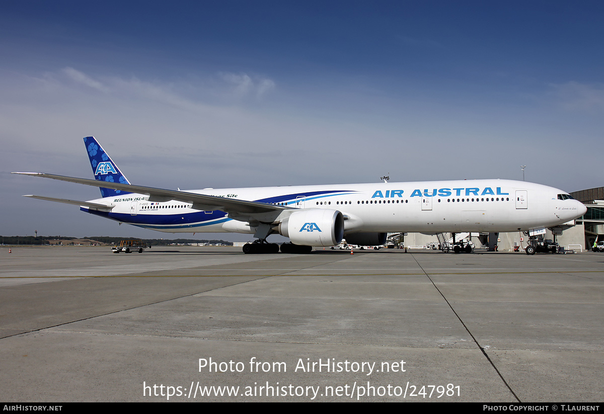 Aircraft Photo of F-OSYD | Boeing 777-3Q8/ER | Air Austral | AirHistory.net #247981