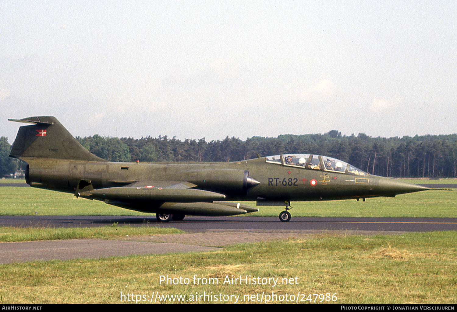 Aircraft Photo of RT-682 | Lockheed TF-104G Starfighter | Denmark - Air Force | AirHistory.net #247986