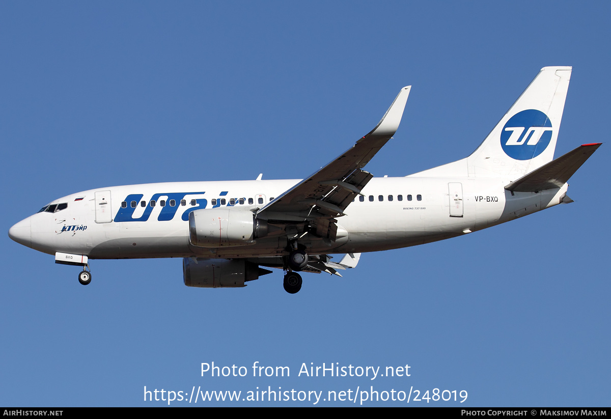 Aircraft Photo of VP-BXQ | Boeing 737-524 | UTair | AirHistory.net #248019