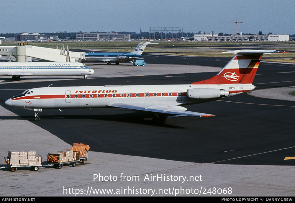 Aircraft Photo of DDR-SCS | Tupolev Tu-134AK | Interflug | AirHistory.net #248068