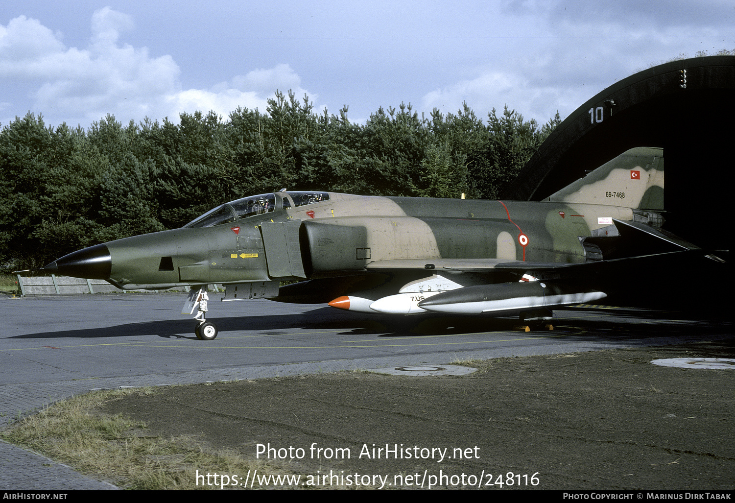 Aircraft Photo of 69-7468 | McDonnell Douglas RF-4E Phantom II | Turkey - Air Force | AirHistory.net #248116