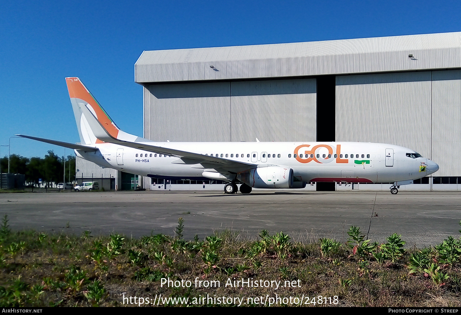 Aircraft Photo of PH-HSA | Boeing 737-8K2 | GOL Linhas Aéreas | AirHistory.net #248118