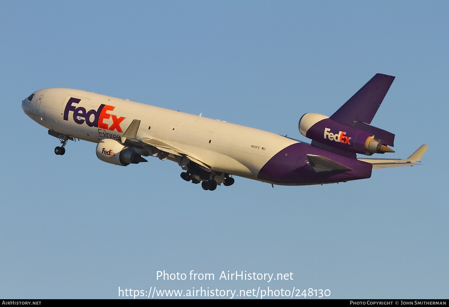 Aircraft Photo of N615FE | McDonnell Douglas MD-11F | FedEx Express - Federal Express | AirHistory.net #248130