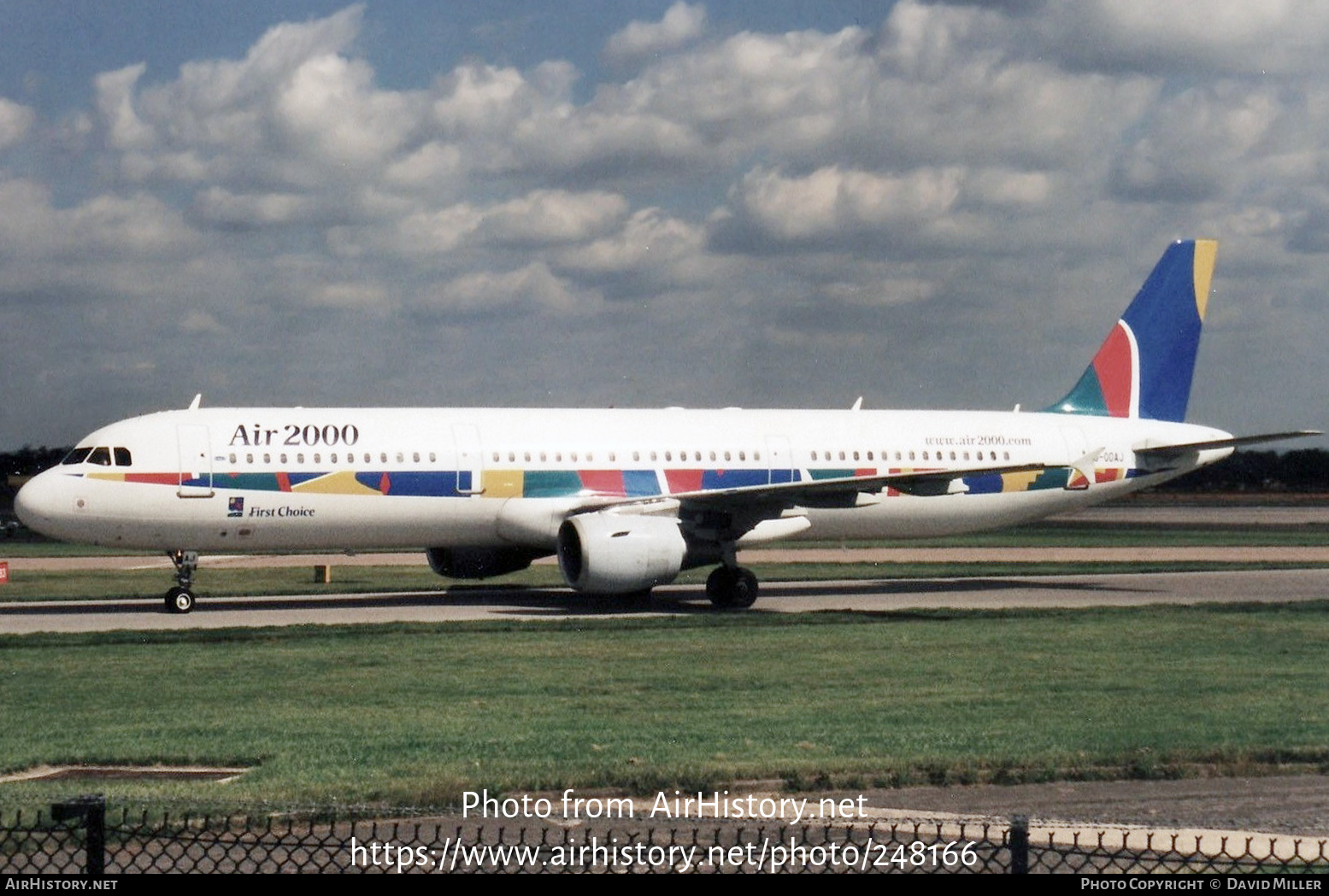 Aircraft Photo of G-OOAJ | Airbus A321-211 | Air 2000 | AirHistory.net #248166