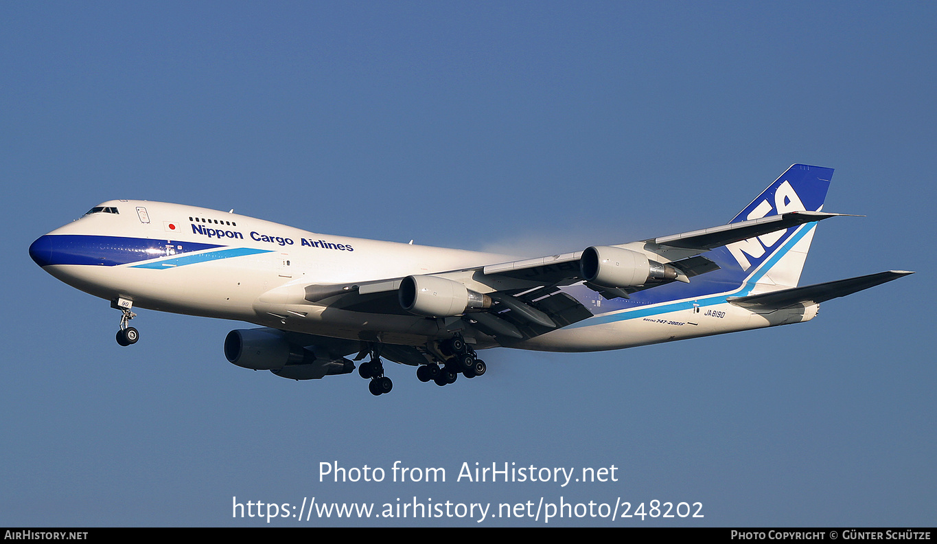 Aircraft Photo of JA8190 | Boeing 747-281B(SF) | Nippon Cargo Airlines - NCA | AirHistory.net #248202