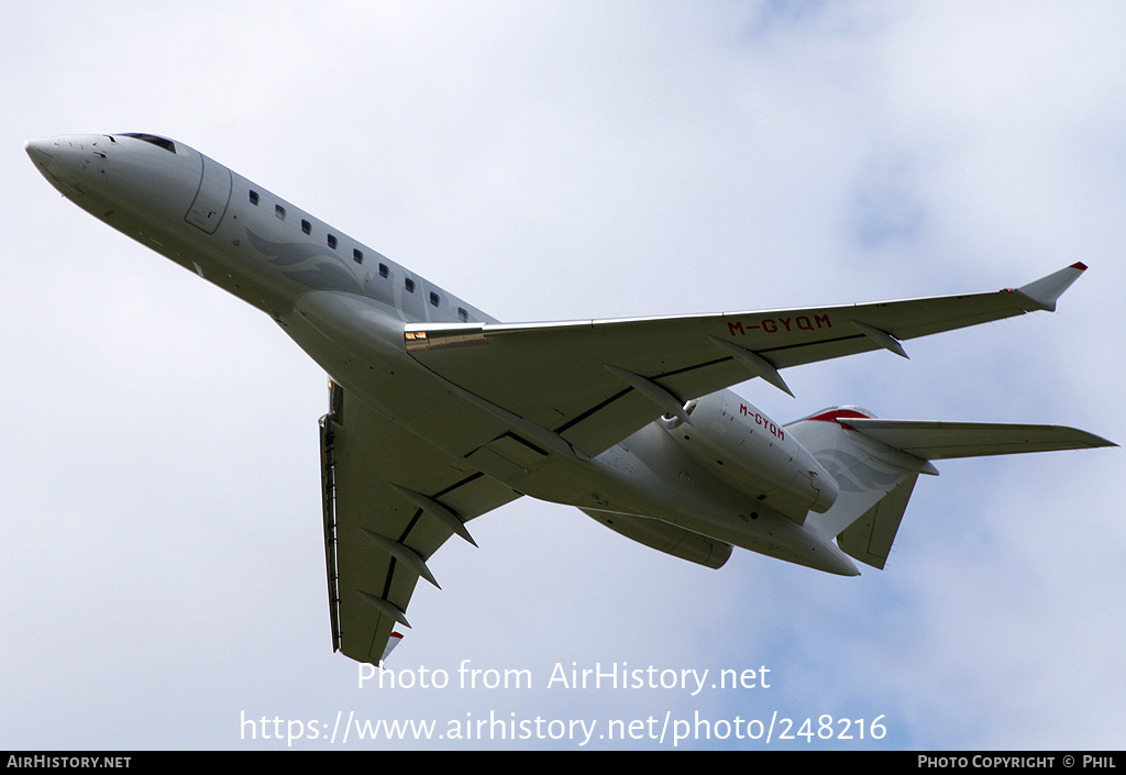 Aircraft Photo of M-GYQM | Bombardier Global Express XRS (BD-700-1A10) | AirHistory.net #248216