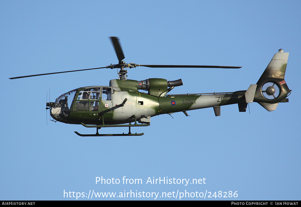 Aircraft Photo of ZB693 | Aerospatiale SA-341B Gazelle AH1 | UK - Army | AirHistory.net #248286