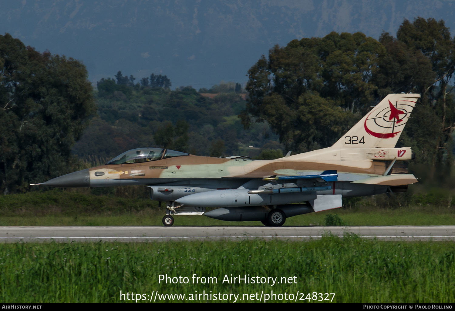 Aircraft Photo of 324 | General Dynamics F-16C Barak | Israel - Air Force | AirHistory.net #248327